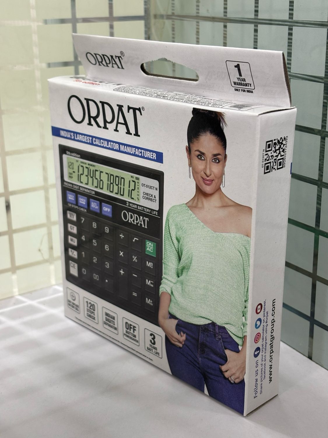 Orpat OT-512CT N Calculator (Pack of 10) Orpat OT-512CT N Calculator (Pack of 10)