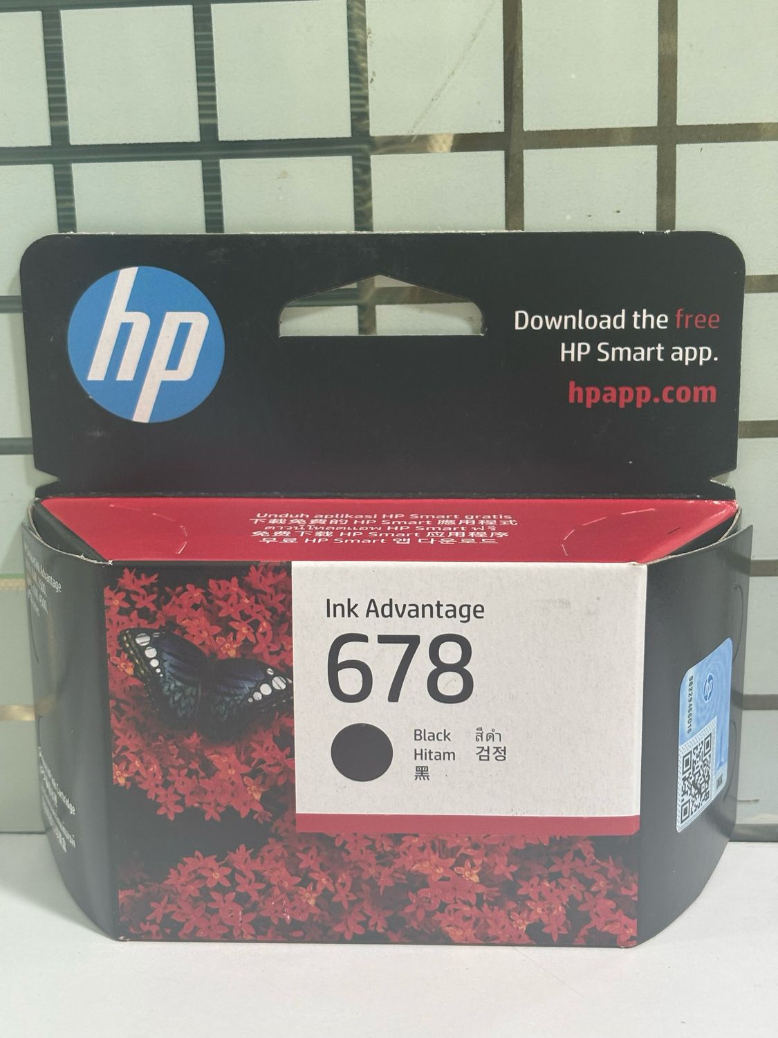 Original HP 678 Black Ink Cartridge