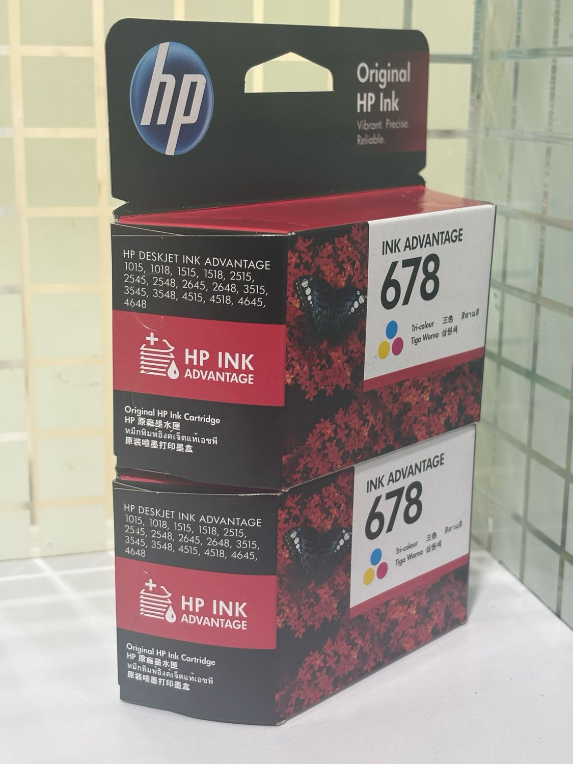 HP 678 Tri-Color Ink Cartridge (Pack of 2)