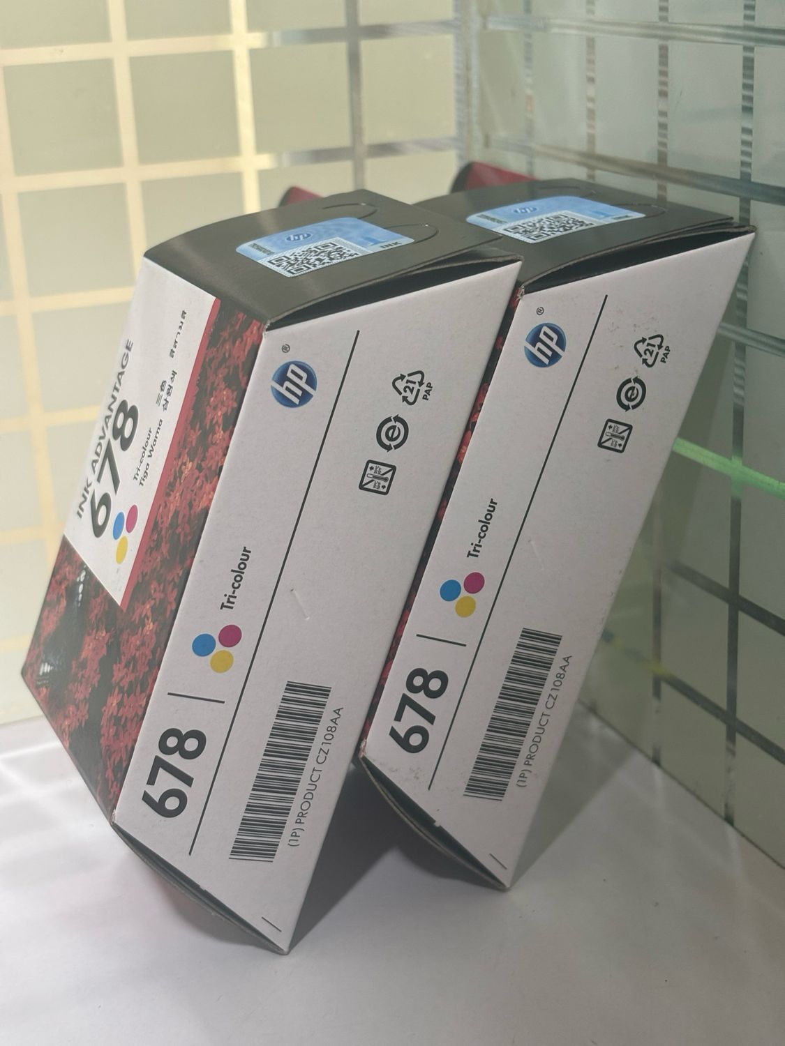 HP 678 Tri-Color Ink Cartridge (Pack of 2)