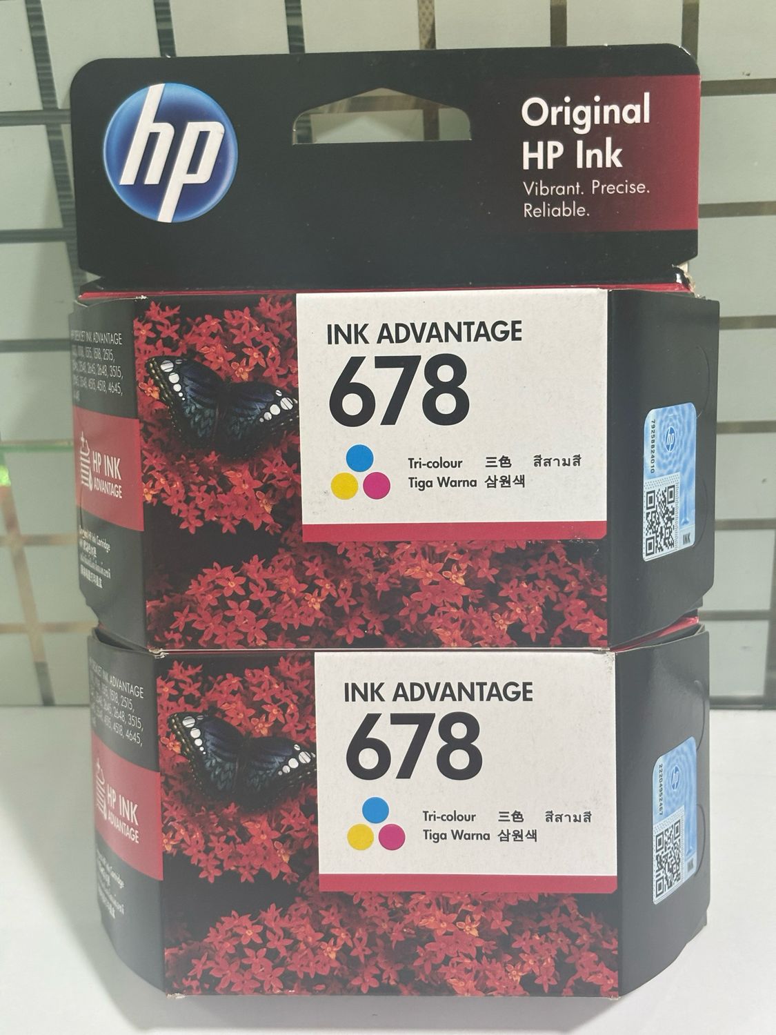 HP 678 Tri-Color Ink Cartridge (Pack of 2)