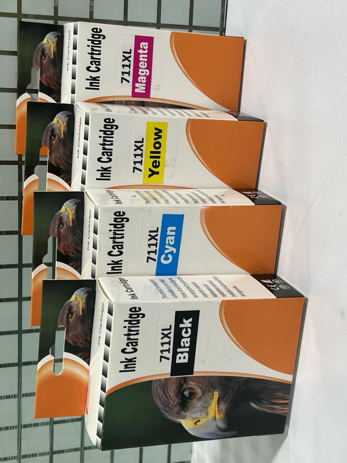 Compatible 711XL Set of 4 Ink Cartridge (BK/C/Y/M) Compatible 711XL Set of 4 Ink Cartridge (BK/C/Y/M)