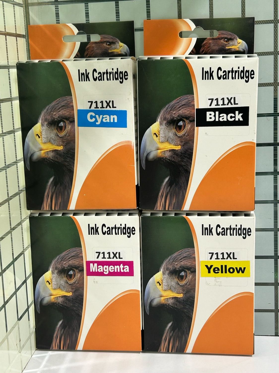 Compatible 711XL Set of 4 Ink Cartridge (BK/C/Y/M)