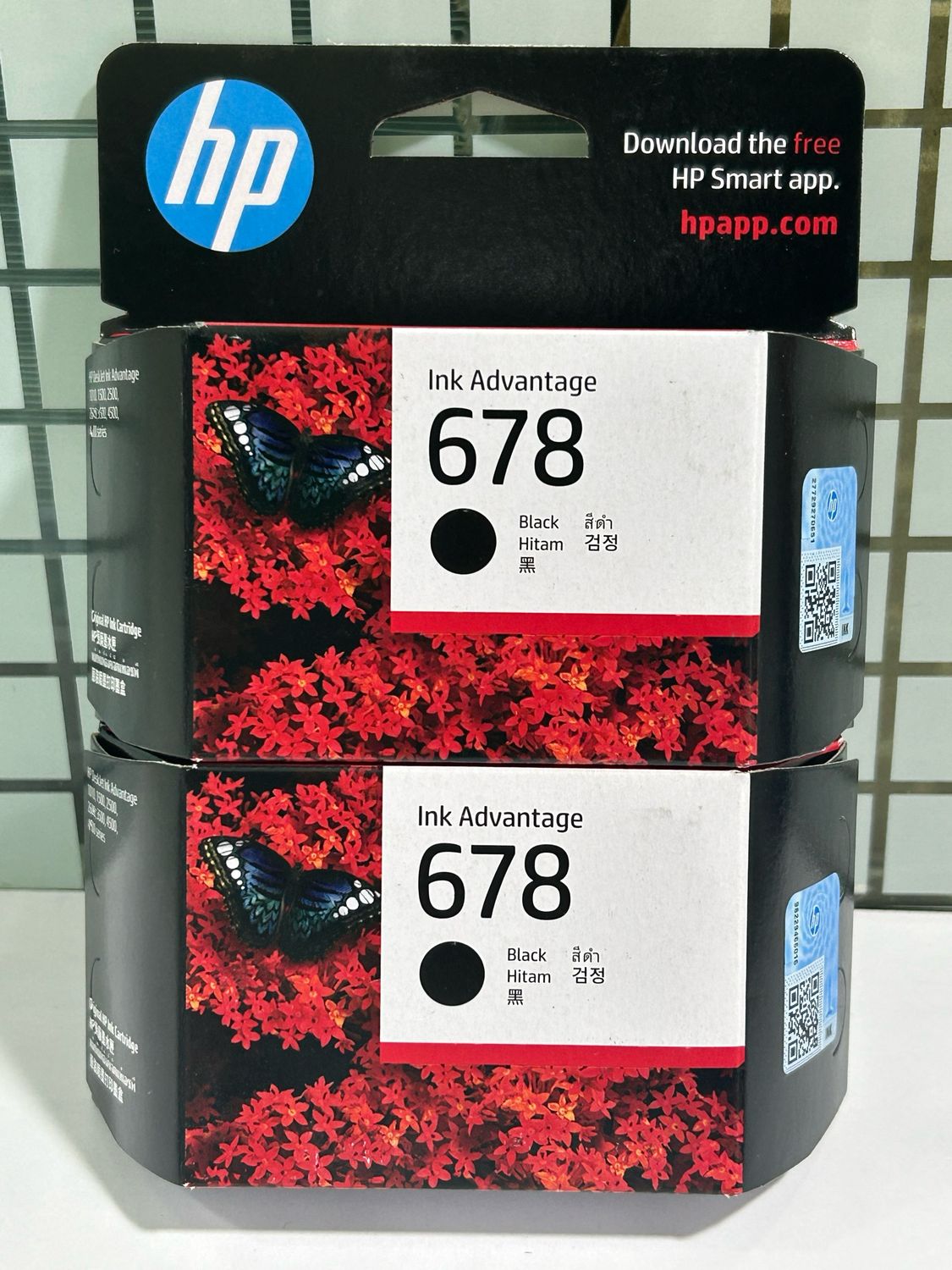 HP 678 Black  2-Pack Ink Cartridge