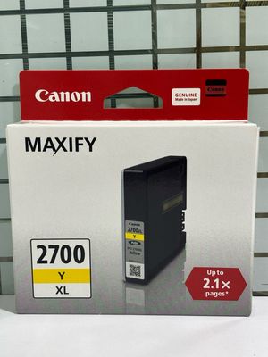 Canon Maxify 2700XL Yellow Ink Cartridge, 19.3ml