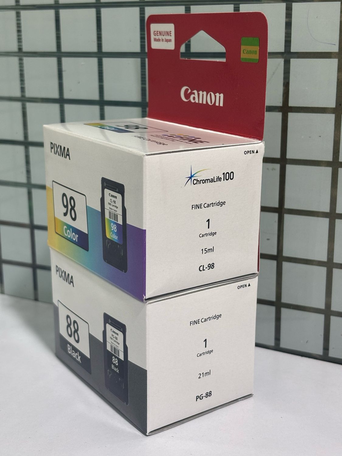 Canon Pixma E500, E510, E600, E610 Cartridge (PG88 CL98) Canon Pixma E500, E510, E600, E610 Cartridge (PG88 CL98)