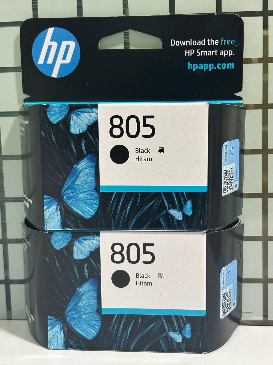 HP 805 Black Ink Cartridge (Twin Pack)