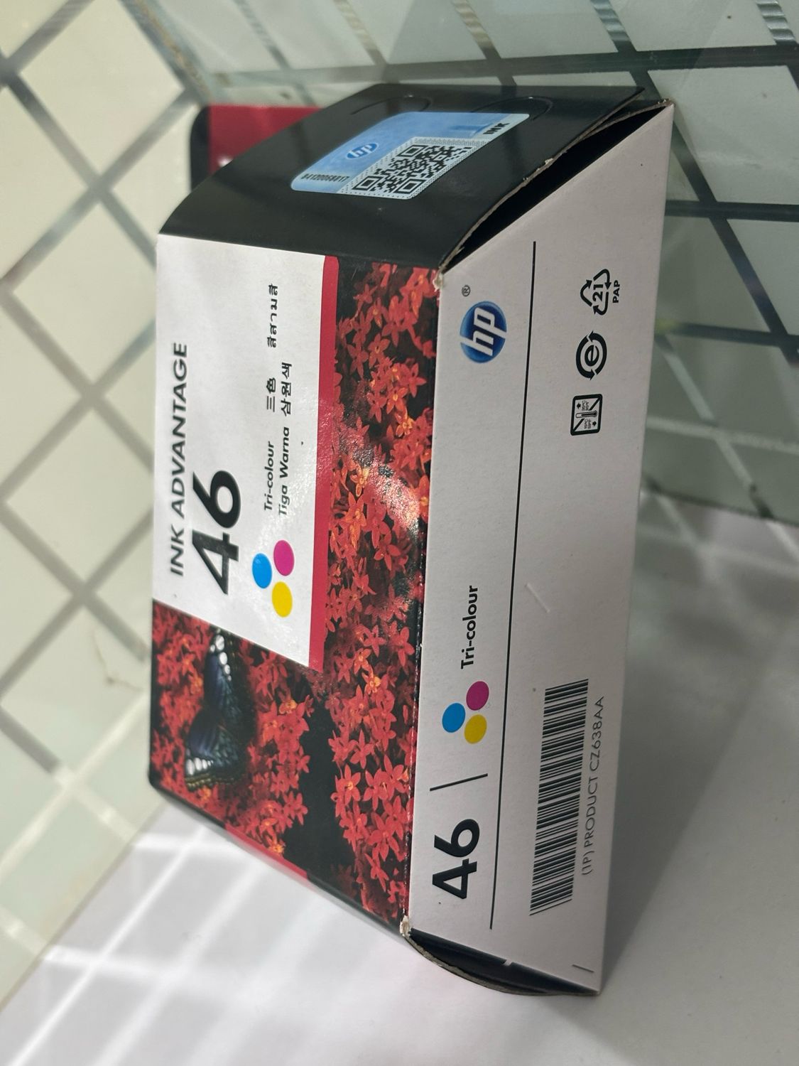 Original HP 46 Tri Color Ink Cartridge Original HP 46 Tri Color Ink Cartridge