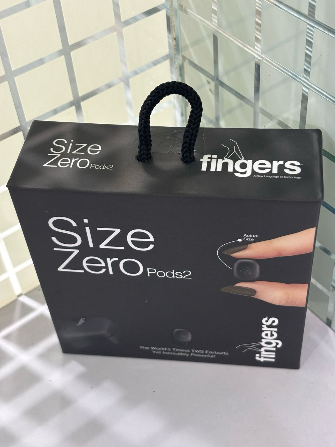 Fingers SizeZero Pods2 TWS Earbuds, Matte Black Fingers SizeZero Pods2 TWS Earbuds, Matte Black