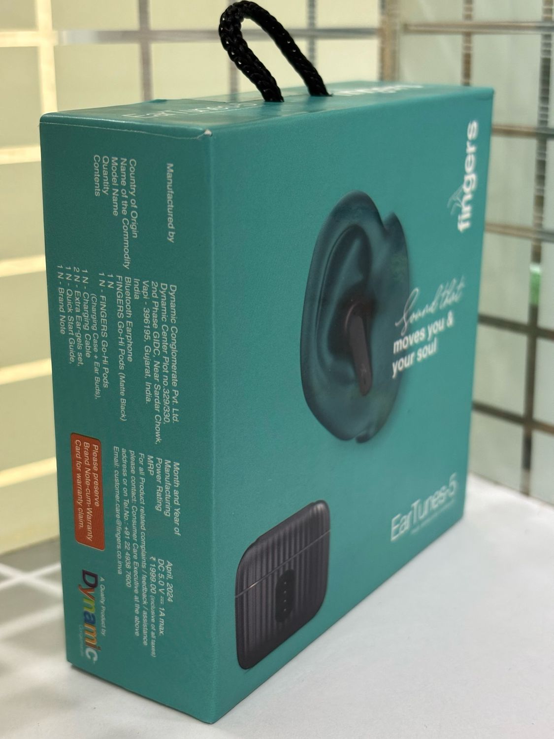 Fingers EarTunes-5 Wireless Earbuds (Black) Fingers EarTunes-5 Wireless Earbuds (Black)