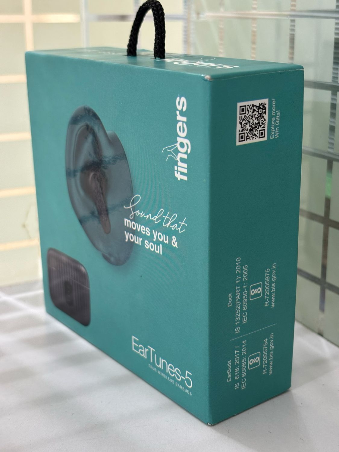 Fingers EarTunes-5 Wireless Earbuds (Black) Fingers EarTunes-5 Wireless Earbuds (Black)