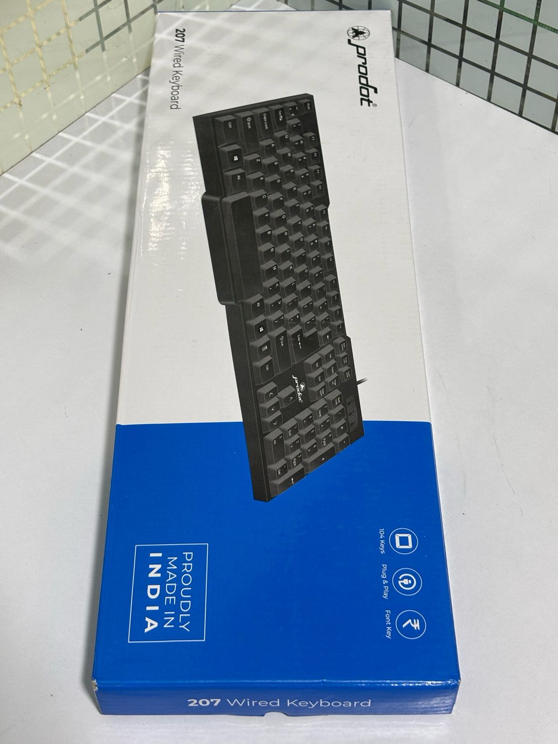 Prodot KB207 USB Keyboard (Pack of 10)