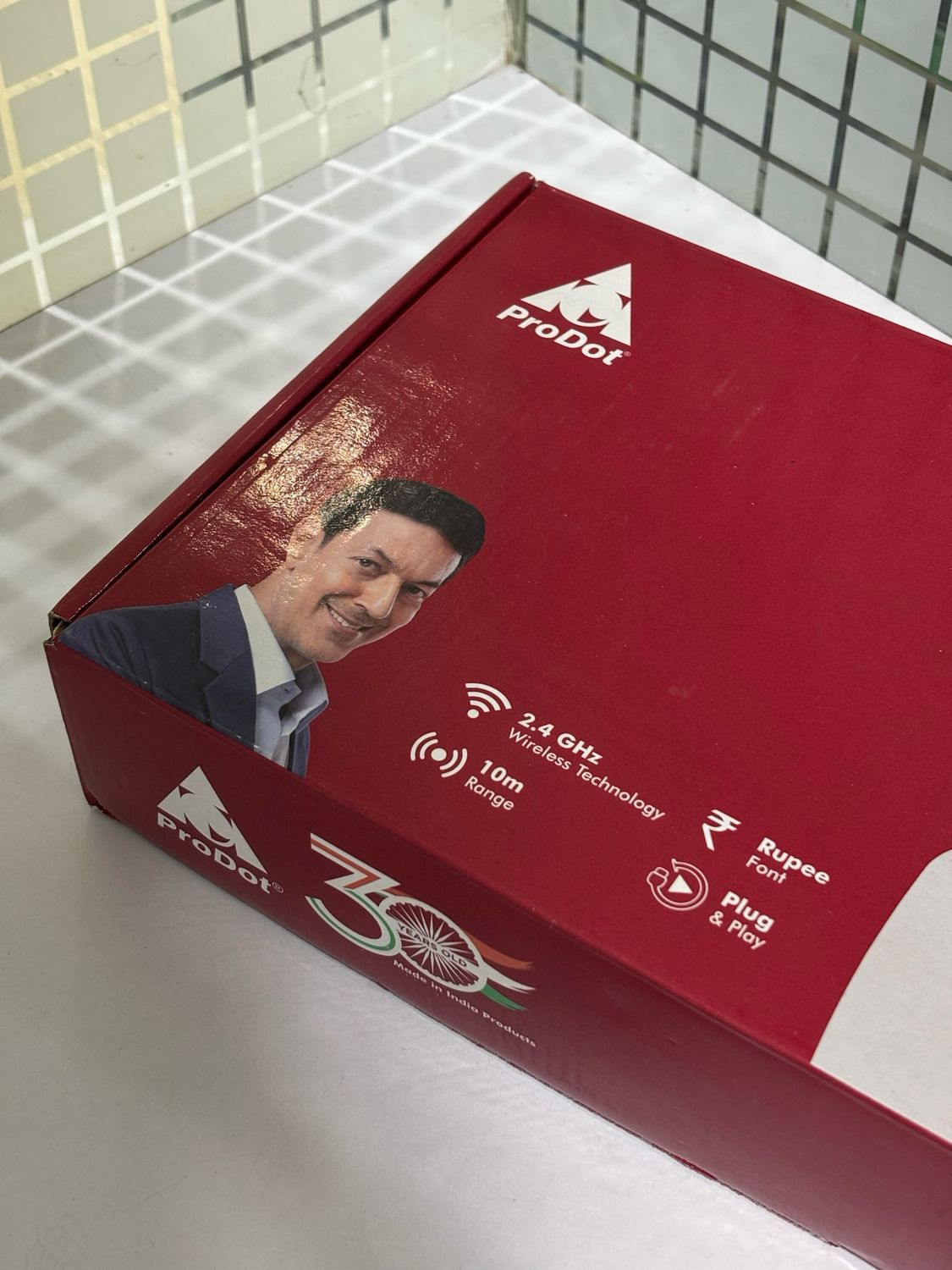 Prodot Sparsh Wireless Keyboard Mouse, Black (Pack of 10)