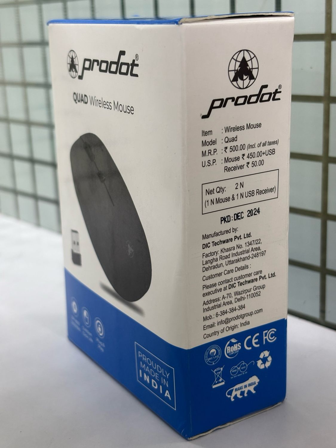 Prodot Quad Wireless Mouse (Pack of 10) Prodot Quad Wireless Mouse (Pack of 10)