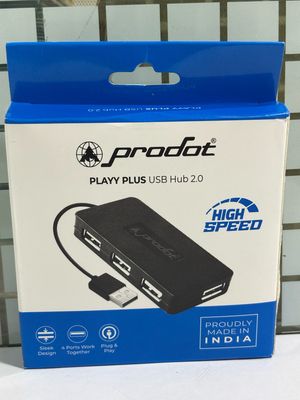 Prodot 4-Port USB Hub, Playy Plus (Pack of 10)