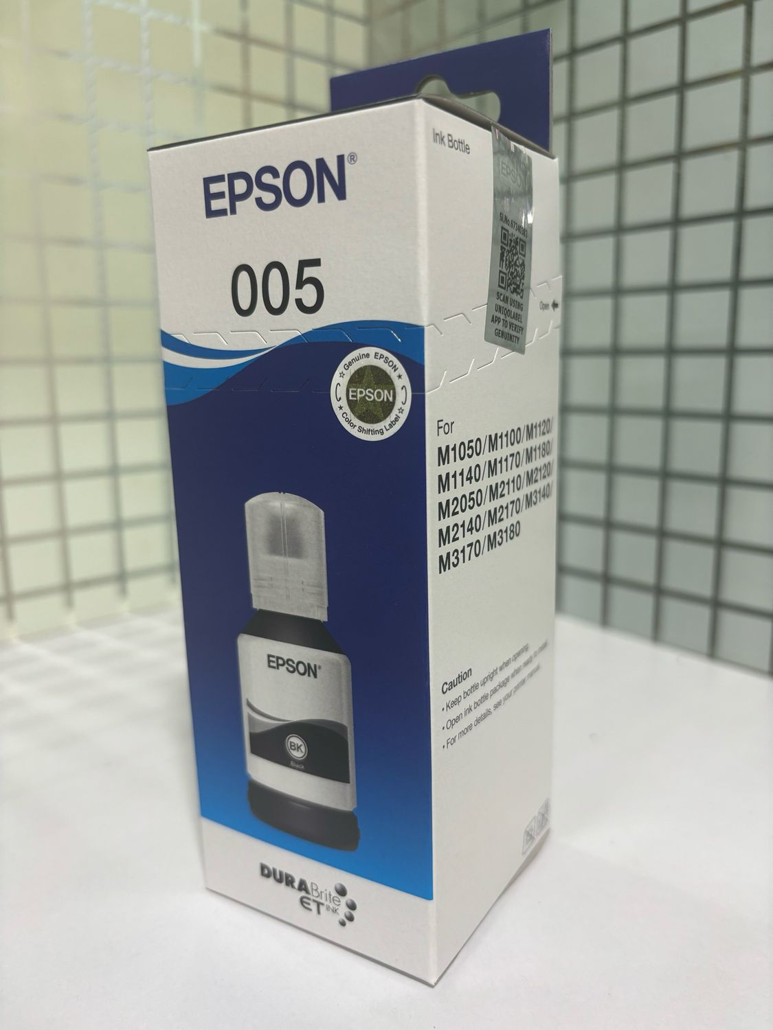 Epson M2140, M2170, M3140 Black Ink Bottle (005 | 120ml)