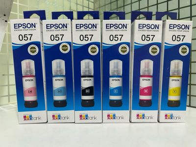 Original ink Epson 057 set of 6 bottle (B/Y/M/C/LC/LM)
