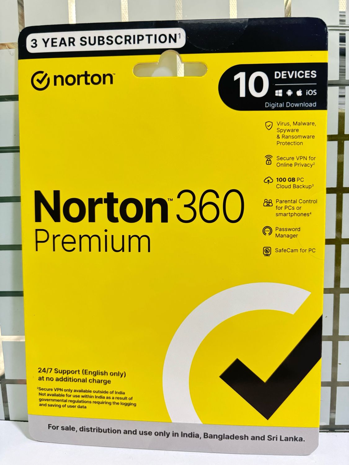 10 User, 3 Year, Norton 360 Premium  Security