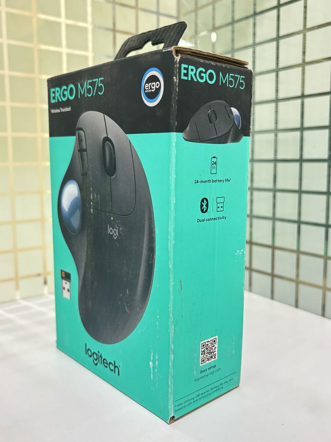 Logitech Ergo M575 Wireless Trackball Mouse, Black Logitech Ergo M575 Wireless Trackball Mouse, Black