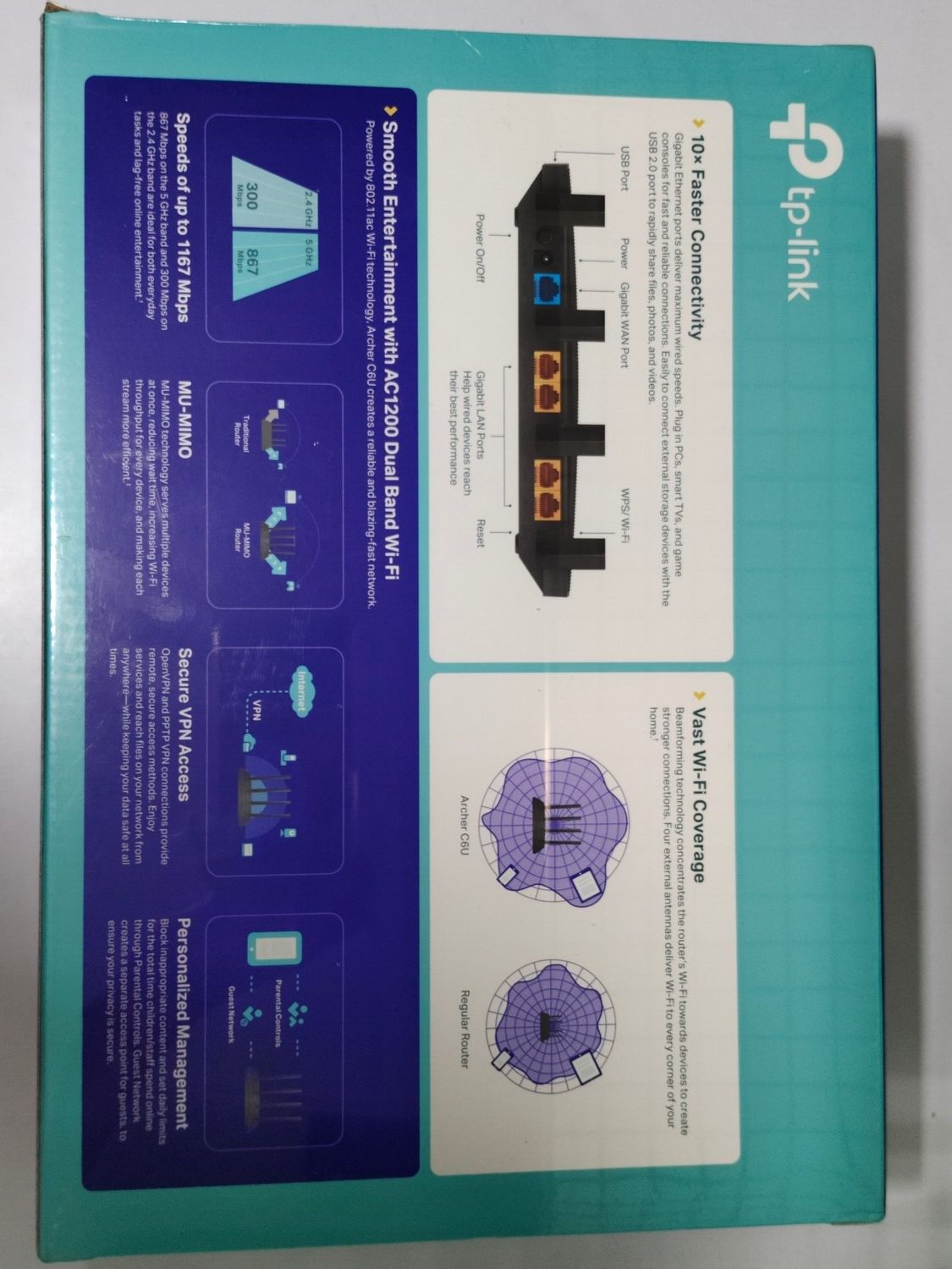 Tp Link Archer C6U AC1200 Wireless Gigabit Router Tp Link Archer C6U AC1200 Wireless Gigabit Router