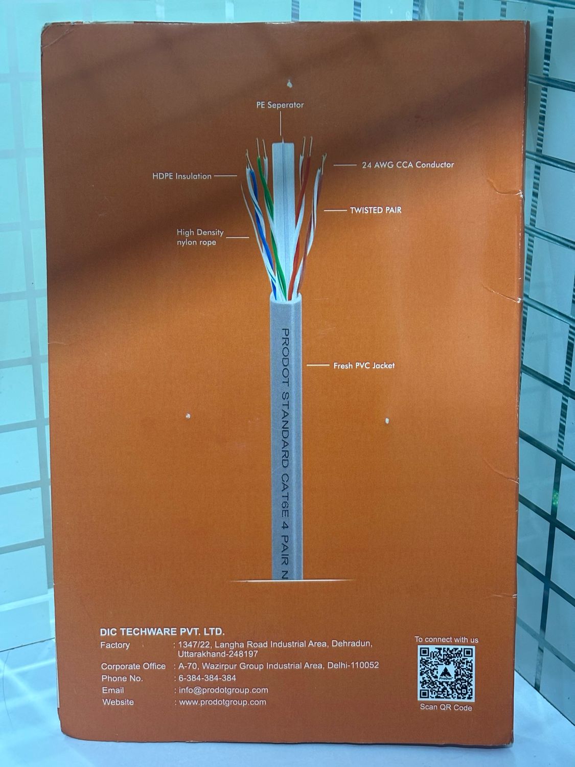 Prodot 100mtr Cat-6e Networking Cable Prodot 100mtr Cat-6e Networking Cable