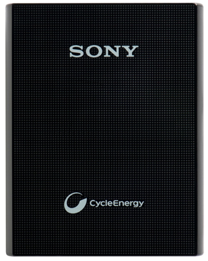 Sony 3000 mAh Li-ion Polymer Power Bank, Black
