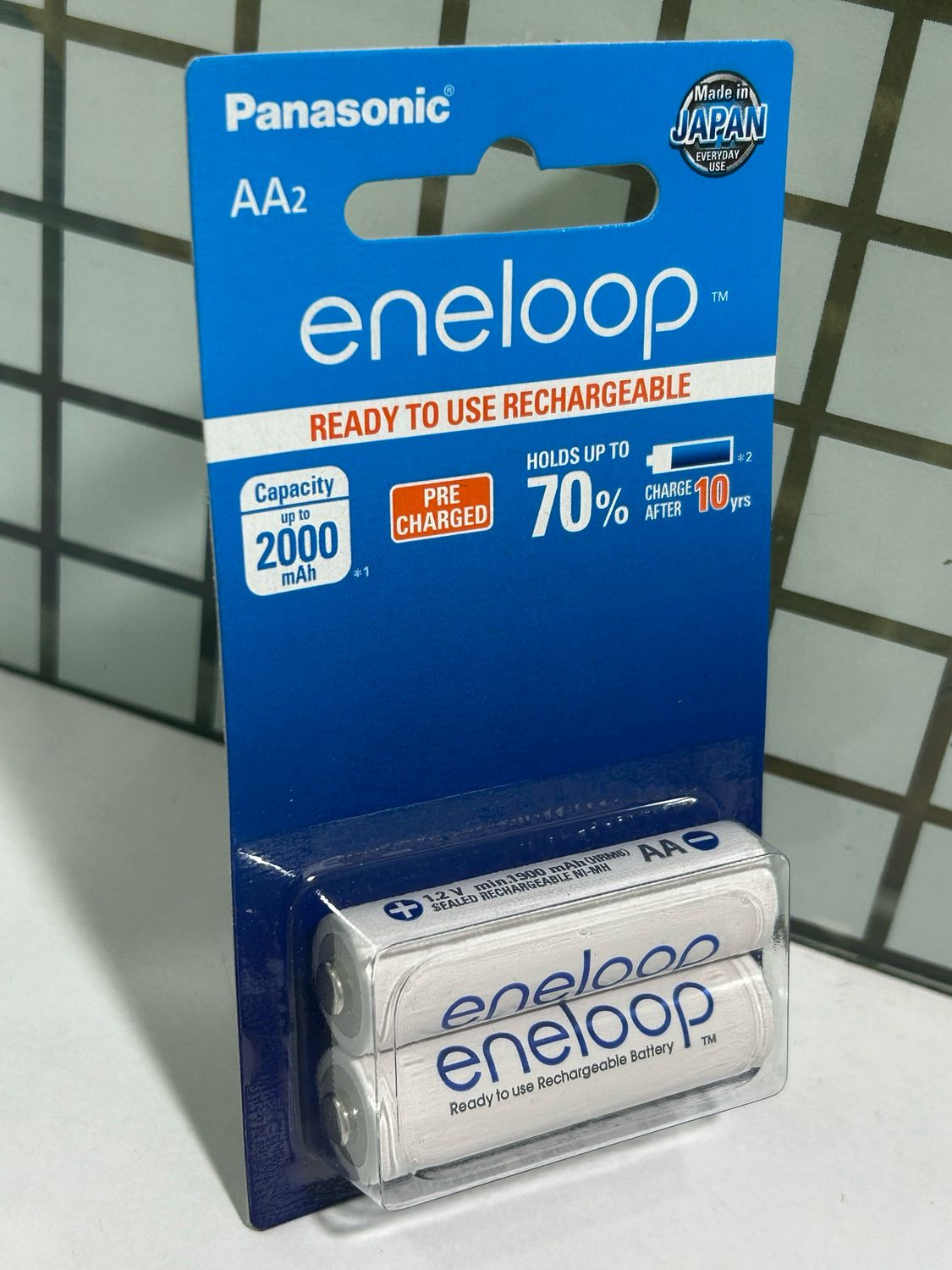 Panasonic Eneloop 2000mAh  AA Rechargeable 2-Battery
