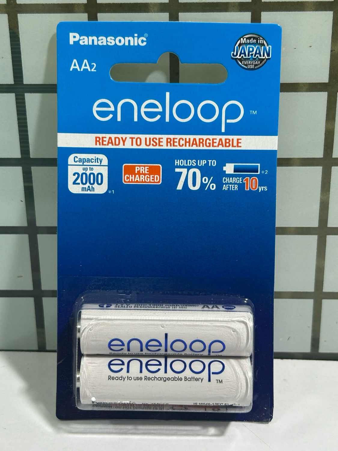 Panasonic Eneloop 2000mAh  AA Rechargeable 2-Battery
