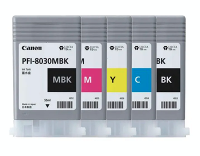Canon PFI-8030 55ml ink Cartridge (Set of 5) (MBK/BK/C/Y/M)