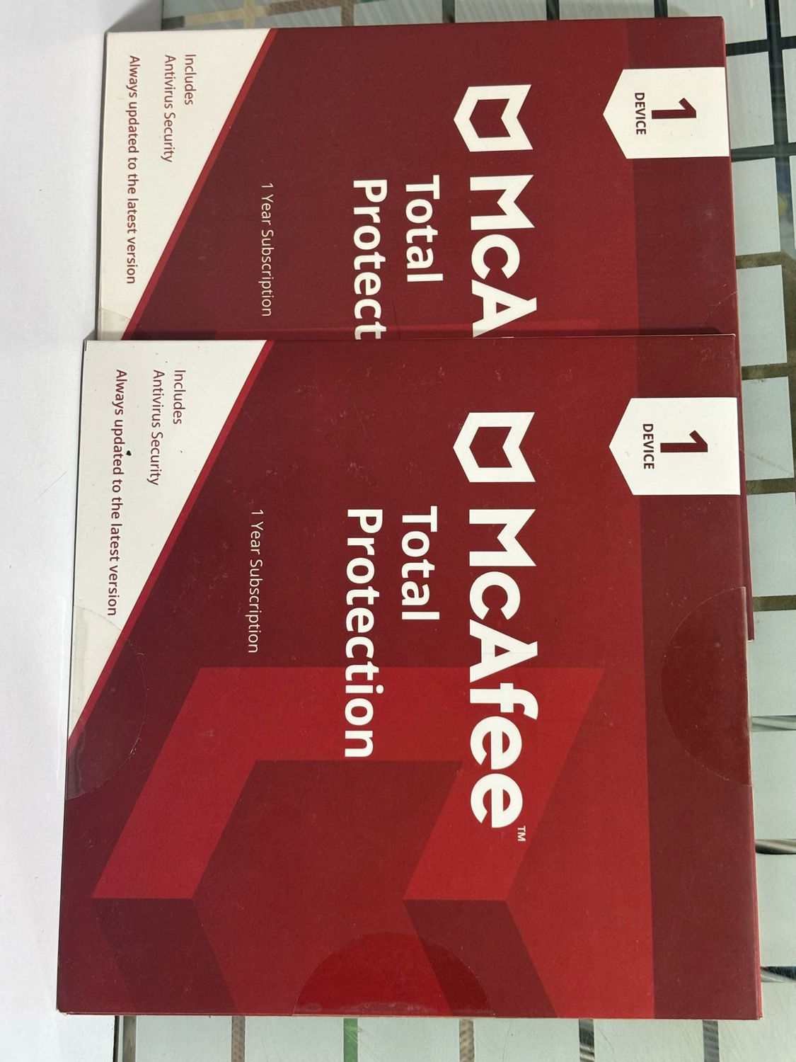 2 User, 1 Year, McAfee Total Protection