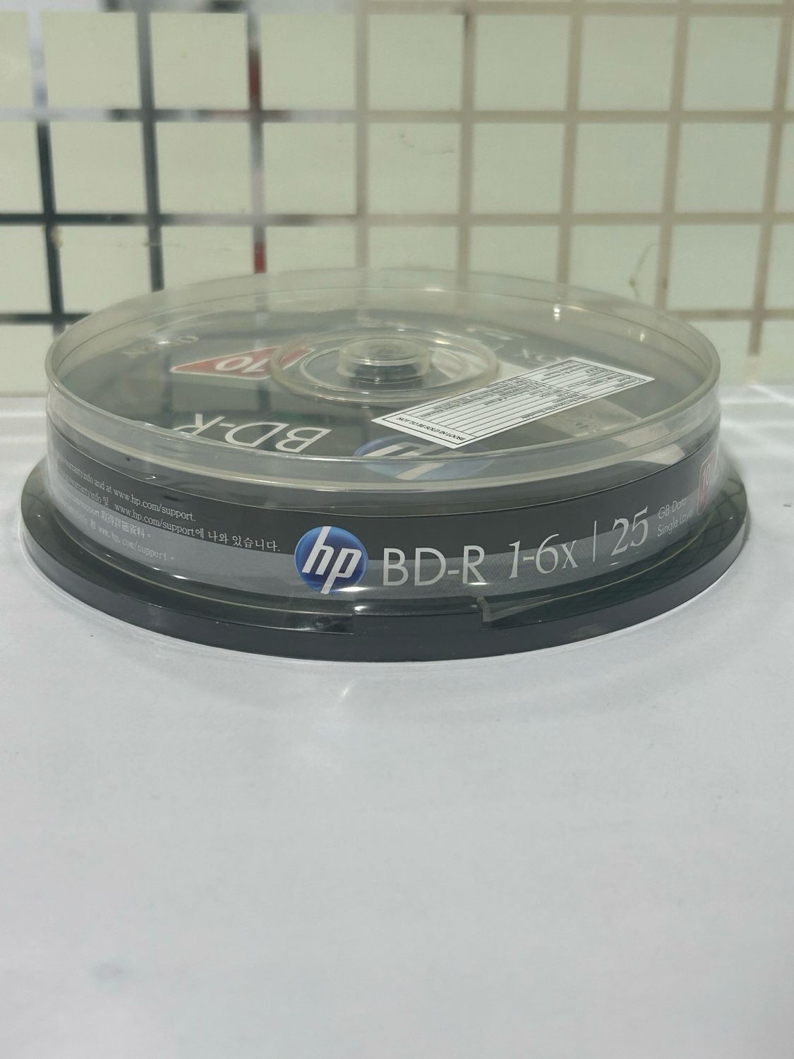 HP BD-R 6X 25GB Blu-Ray (Pack of 10) Cake Box Spindle HP BD-R 6X 25GB Blu-Ray (Pack of 10) Cake Box Spindle