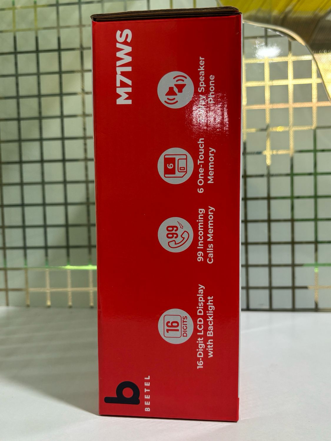 Beetel M71WS Caller ID Phone With Large LCD Display