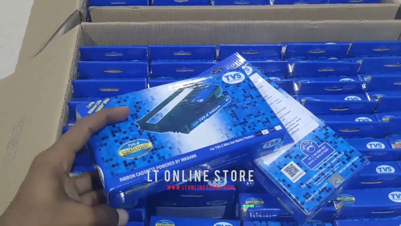 TVS RP 45 Jet Black Ribbon Cartridge TVS RP 45 Jet Black Ribbon Cartridge