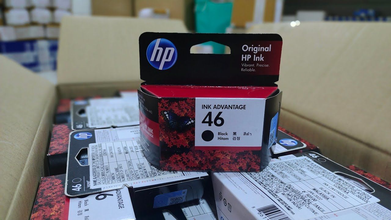 HP 46 Black Ink Cartridge HP 46 Black Ink Cartridge
