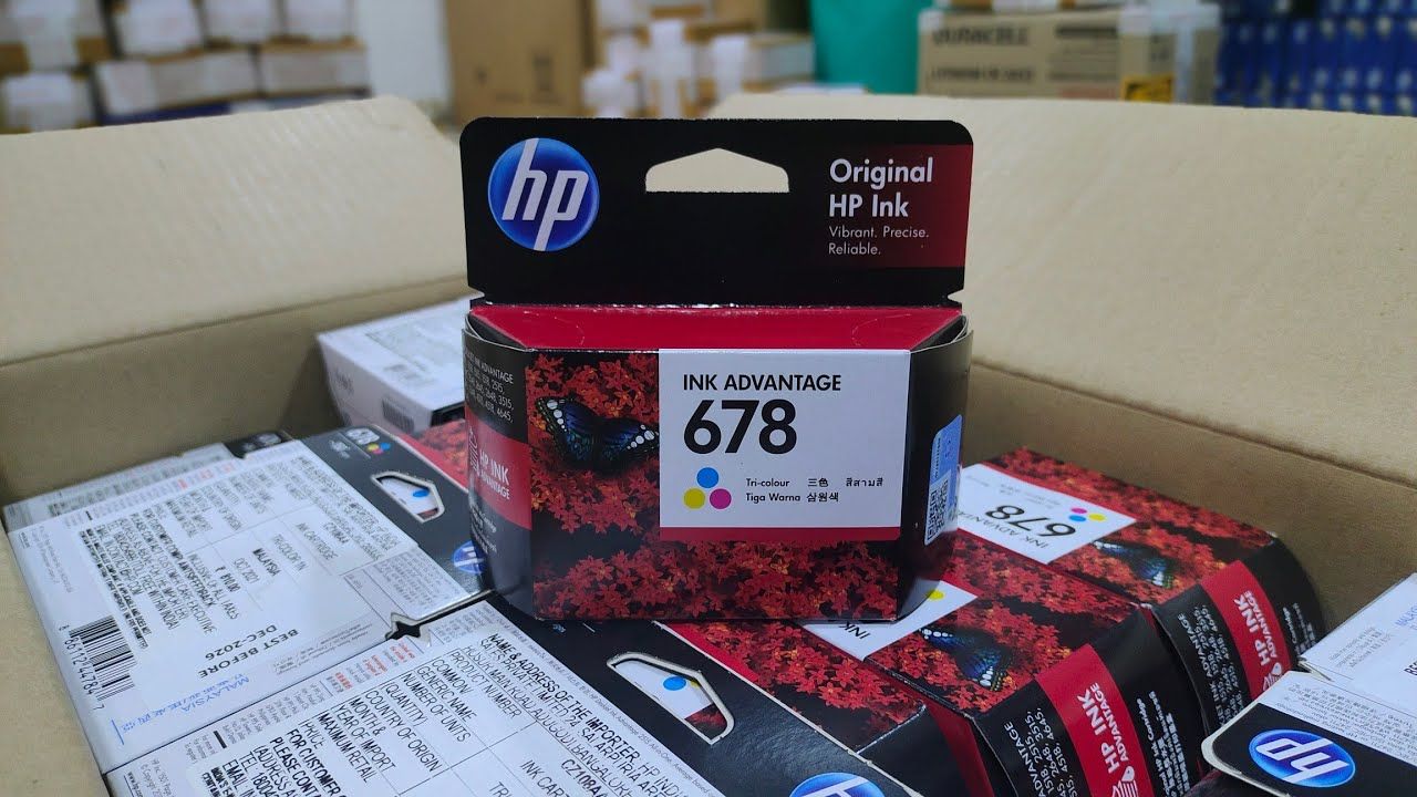 HP 678 Tri-Color Ink Cartridge