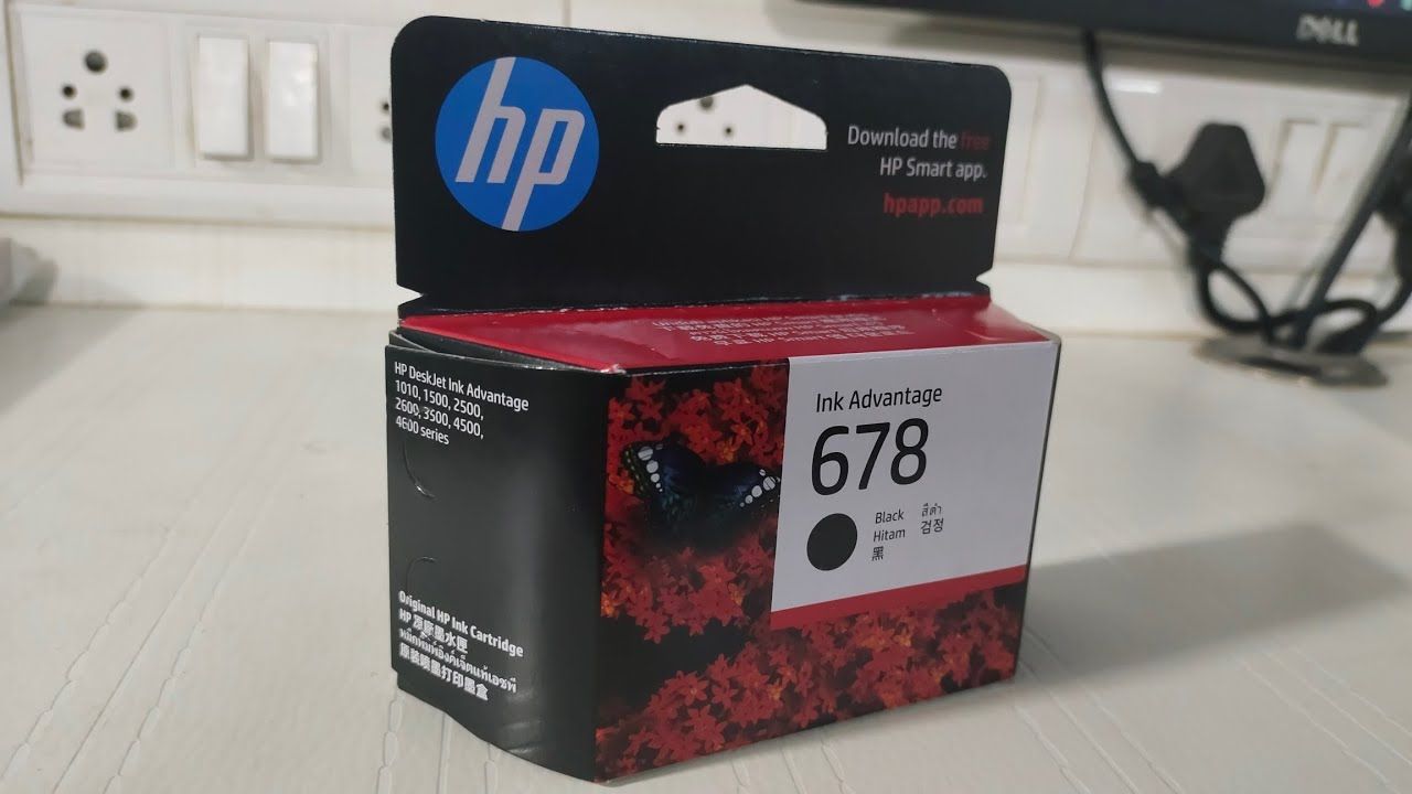 Original HP 678 Black Ink Cartridge Original HP 678 Black Ink Cartridge