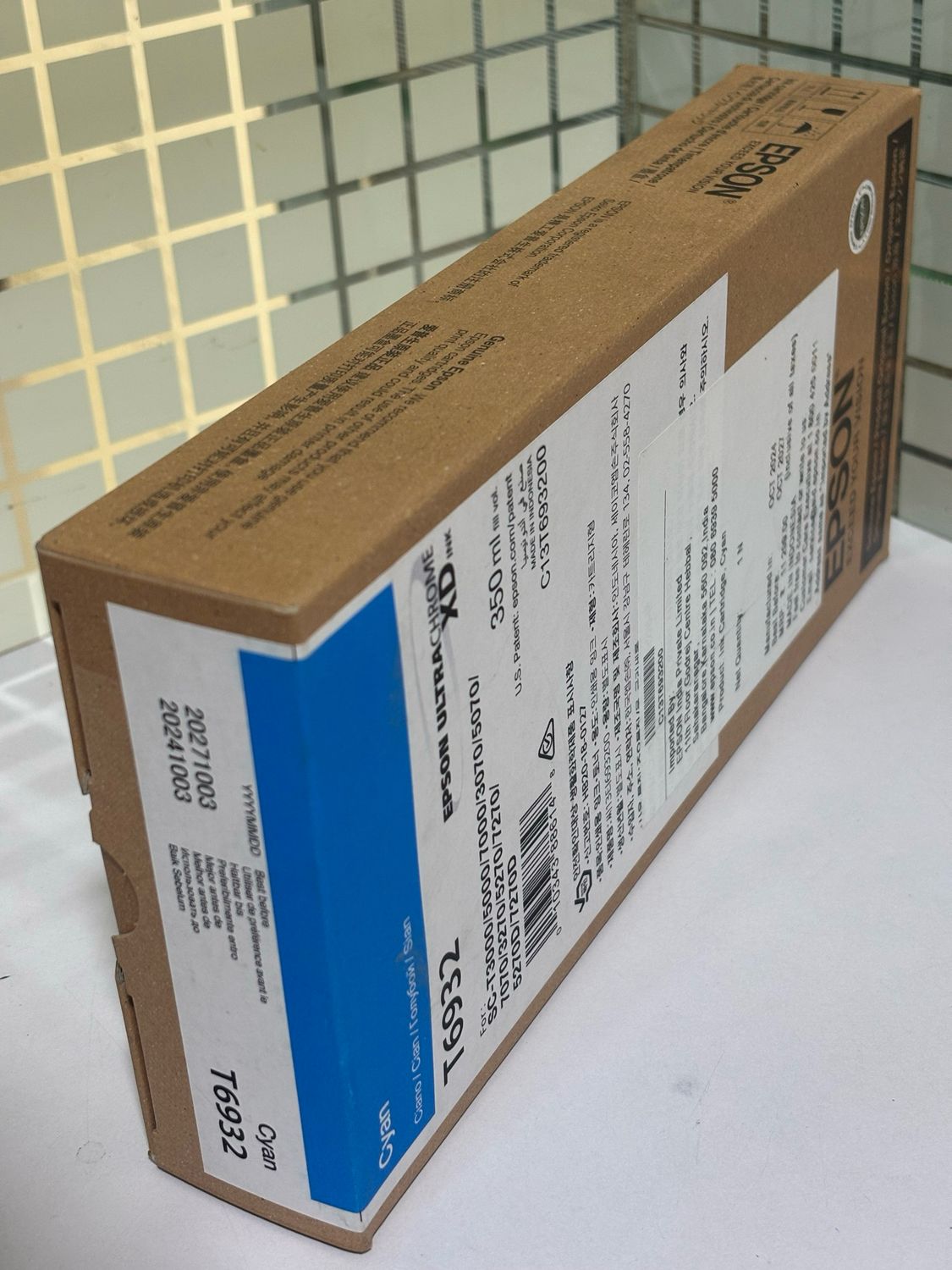 Epson T6932 Ink Cartridge, Cyan, 350ml Epson T6932 Ink Cartridge, Cyan, 350ml