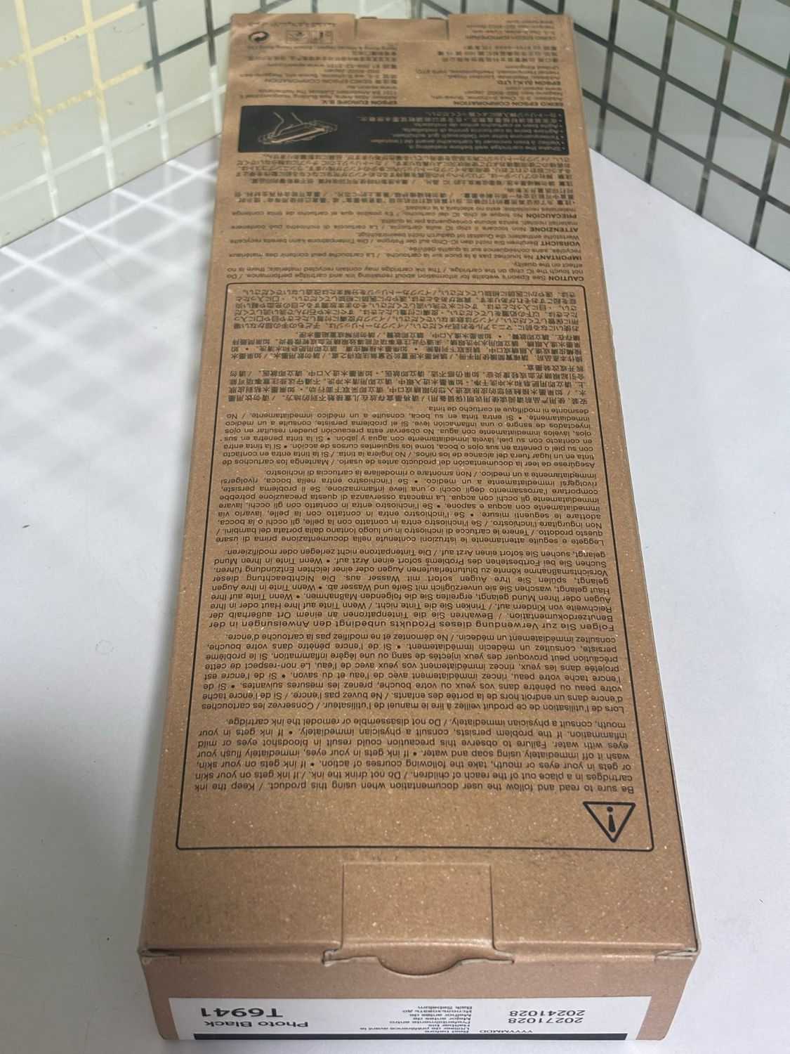 Epson T6941 Ink Cartridge, Photo Black, 700ml Epson T6941 Ink Cartridge, Photo Black, 700ml