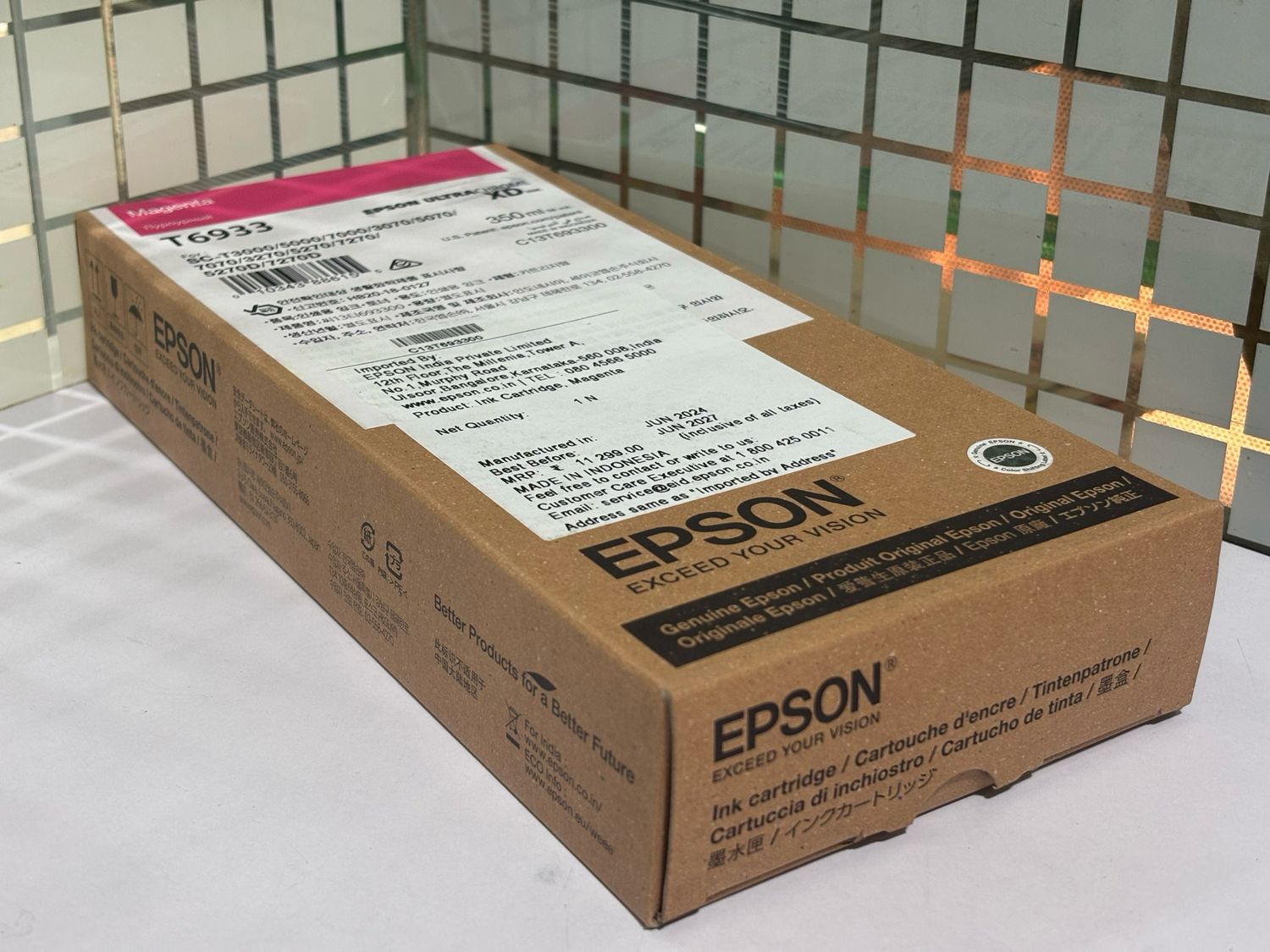 Epson T6933 Ink Cartridge, Magenta, 350ml