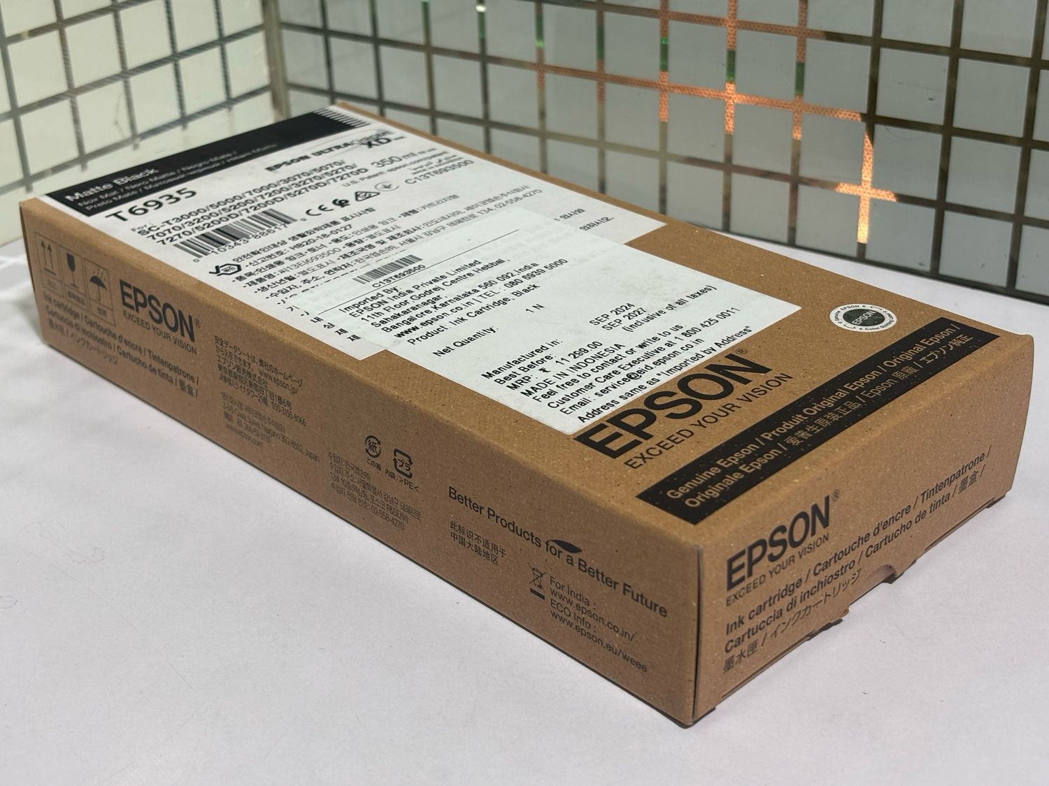 Epson T6935 Ink Cartridge, Matte Black, 350ml