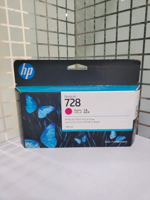 HP DesignJet 728 Magenta Ink Cartridge, 130ml (F9J66A)