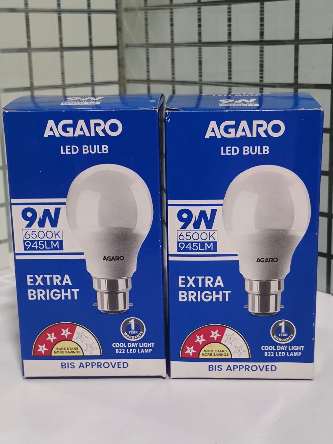 Agaro Led Bulb 945LM (Pack of 2)