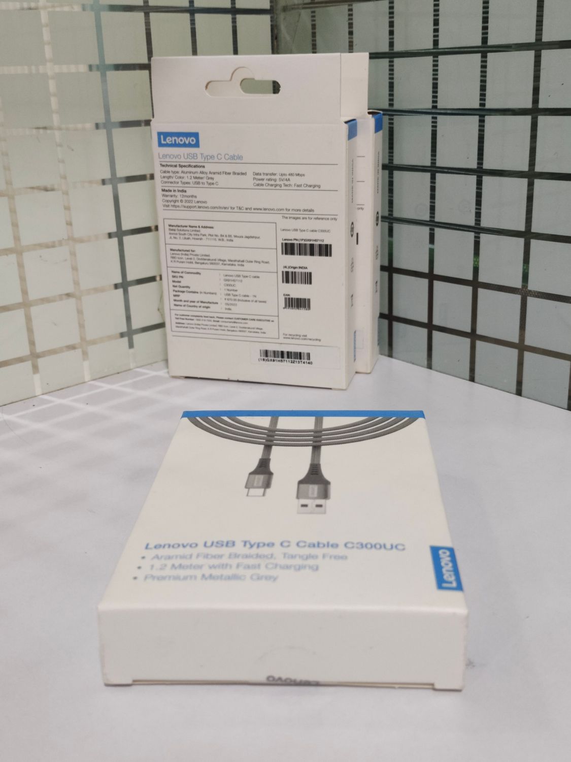 Lenovo 1.2mtr Type-C to Type-C Cable (C300CC) Lenovo 1.2mtr Type-C to Type-C Cable (C300CC)