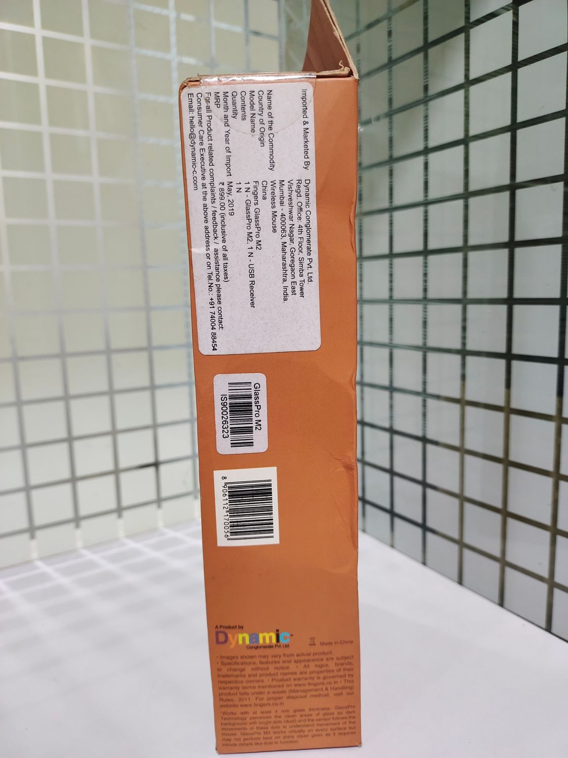 Fingers GlassPro M2 Wireless 2.4GHz Mouse with USB Receiver Fingers GlassPro M2 Wireless 2.4GHz Mouse with USB Receiver