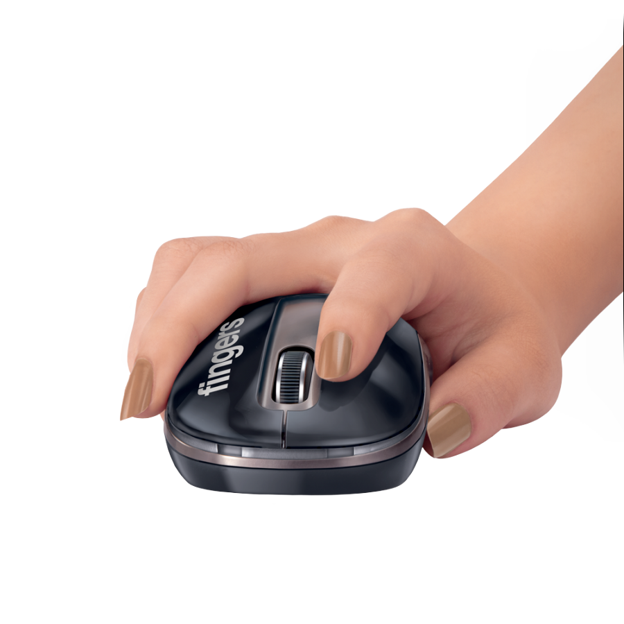 Fingers GlassPro M2 Wireless 2.4GHz Mouse with USB Receiver Fingers GlassPro M2 Wireless 2.4GHz Mouse with USB Receiver