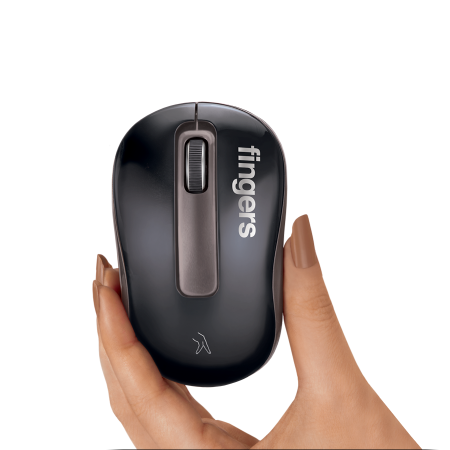 Fingers GlassPro M2 Wireless 2.4GHz Mouse with USB Receiver Fingers GlassPro M2 Wireless 2.4GHz Mouse with USB Receiver