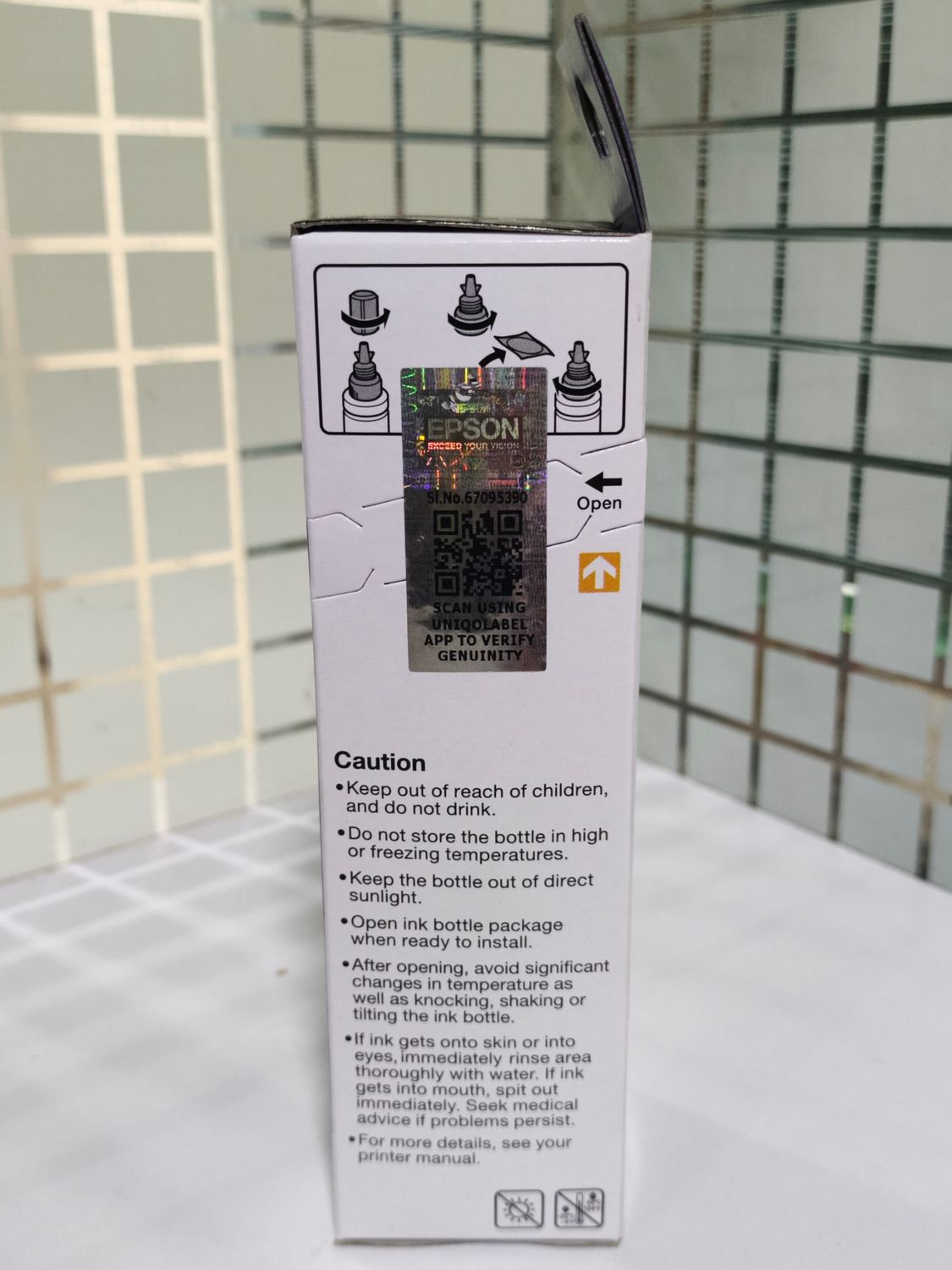 Epson 673 Black ink Bottle Epson 673 Black ink Bottle