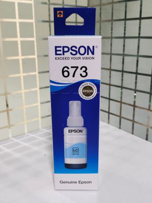 Epson 673 Light Cyan ink Bottle