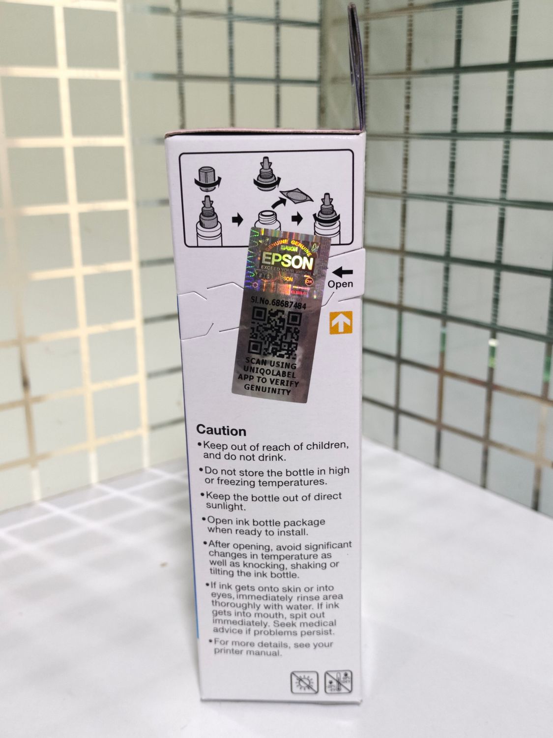 Epson 673 Light Magenta ink Bottle