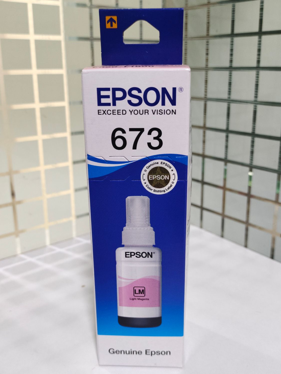 Epson 673 Light Magenta ink Bottle